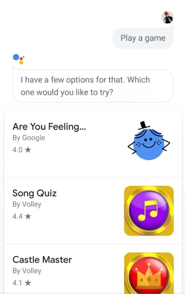 Using the Google Assistant in games! 