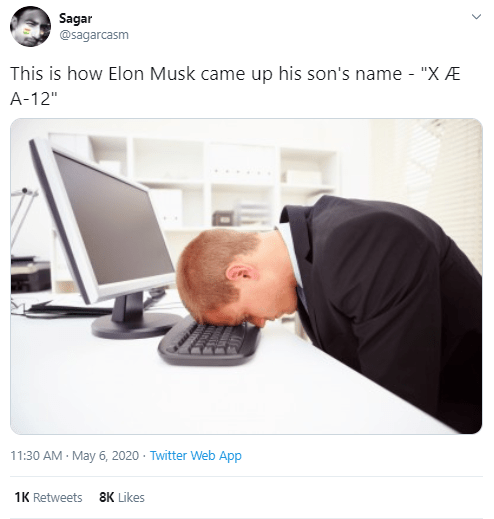 Epic Social Media Reactions To Elon Musk Naming His Son X Ae A 12 Piccle