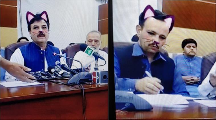 Pakistani media cat filter
