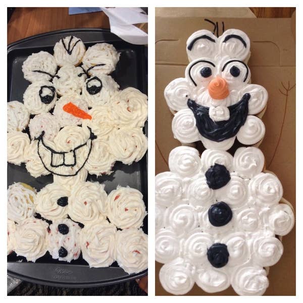 Frozen cake design fail