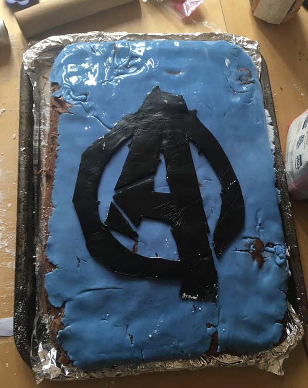 Avengers cake fail