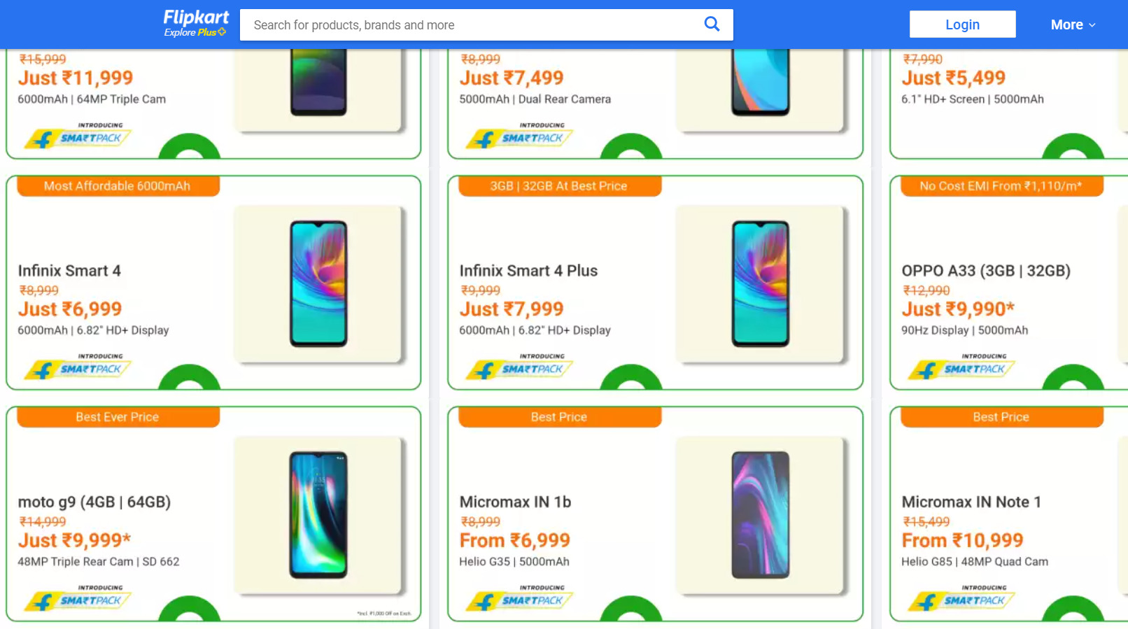 Get your phones for free with Flipkart Smartpack Piccle