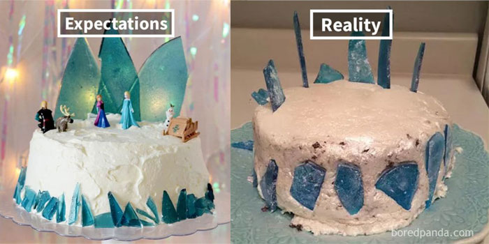 Frozen cake fails