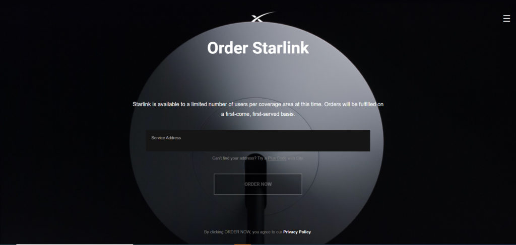 How to signup for Starlink in India
