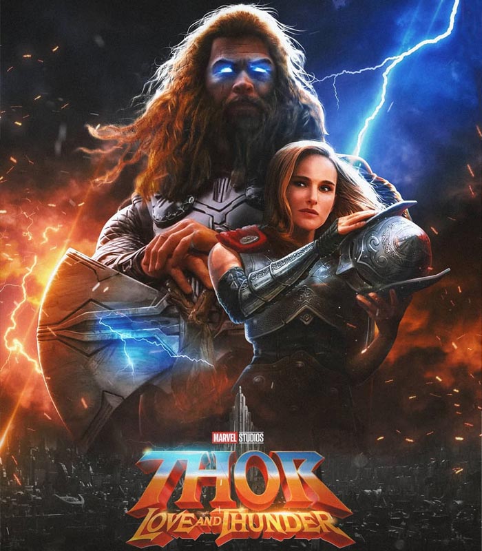 Upcoming Marvel Studios movies Thor Love and Thunder