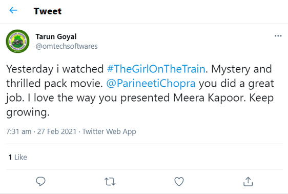 The Girl On The Train reactions