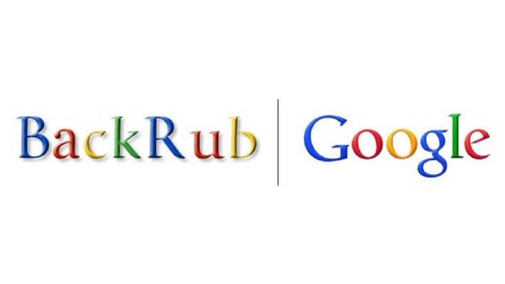 Google's original name was backrub