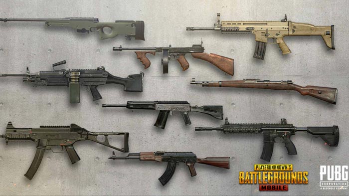 PUBG arsenal