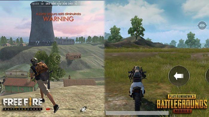 Differences between PUBG and Free Fire graphics