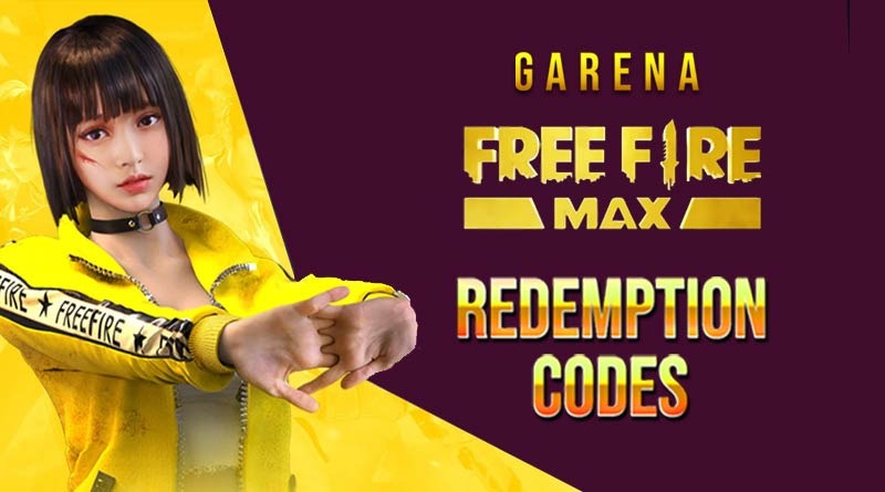 redeem codes garena ff free fire max logo