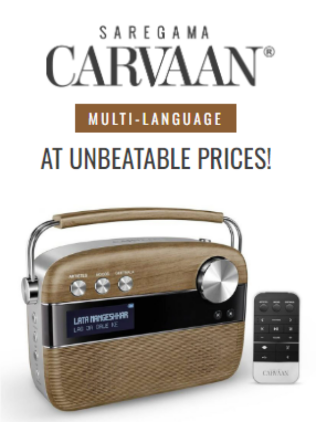Multi-language Saregama Carvaan at Unbeatable Prices!