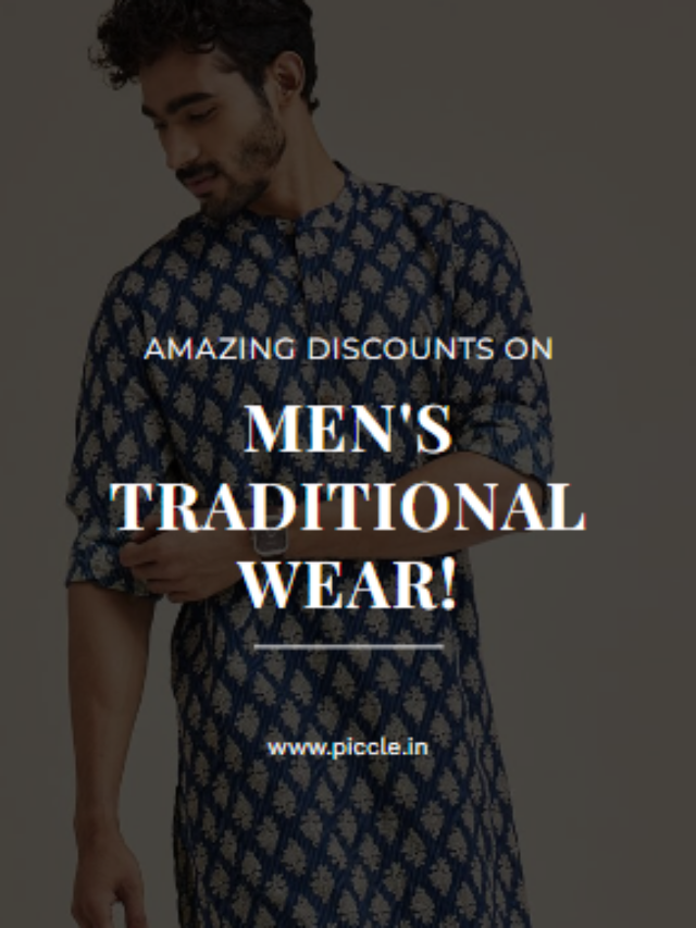 Jaw-Dropping Discounts On Men’s Traditional Wear!