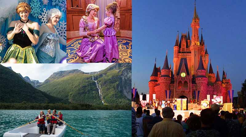 Travel Destinations from the Disney Princesses’ world.