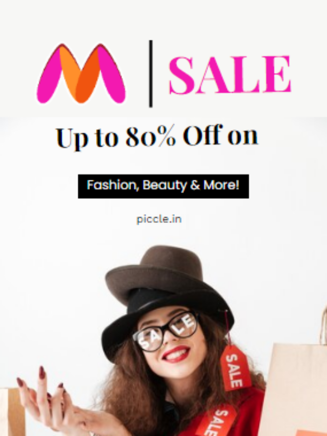 Myntra Sale! Up to 80% Off on Fashion, Beauty & More!